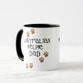 Australische Kelpie Pap Mok (Voorkant links)