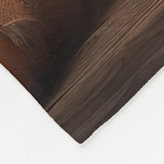 Australische Kelpie Puppy Herfst Delight Pompoen Fleece Deken (Hoek)