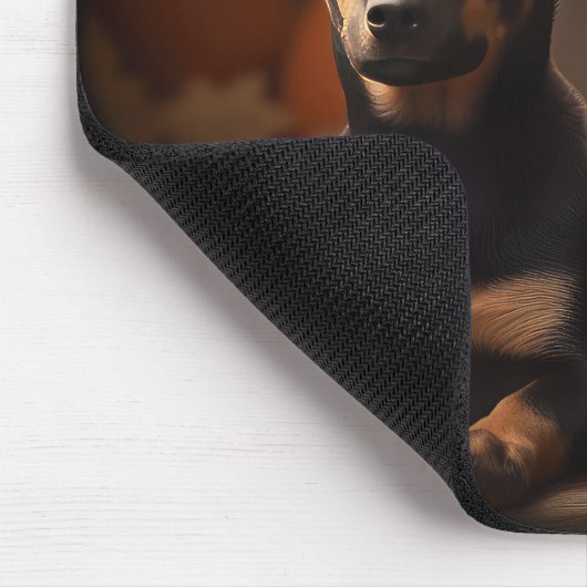 Australische Kelpie Puppy Herfst Delight Pompoen Muismat (Hoek)