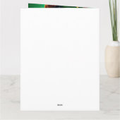 Australische Kelpie rijdt fiets St. Patrick's Day Kaart (Achterkant)