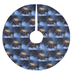 Australische Kelpie Sneeuw slee Kerst Decoratie Kerstboom Rok