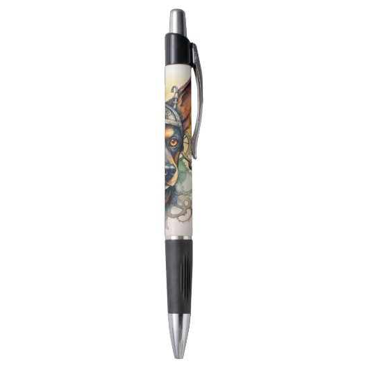 Australische Kelpie Steampunk Hond Pen (Achterkant (Verticaal))