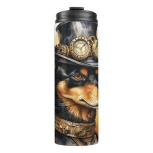 Australische Kelpie Steampunk Hond Thermosbeker