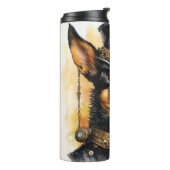 Australische Kelpie Steampunk Hond Thermosbeker (Gedraaid links)