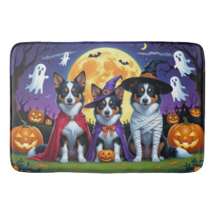 Australische Kelpies Honden Pompoen Halloween Grap Badmat