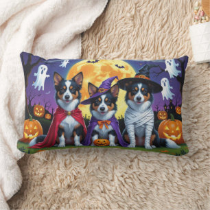 Australische Kelpies Honden Pompoen Halloween Grap Kussen
