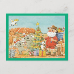 Australische kerst feestdagenkaart