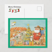 Australische kerst feestdagenkaart (Voorkant / Achterkant)