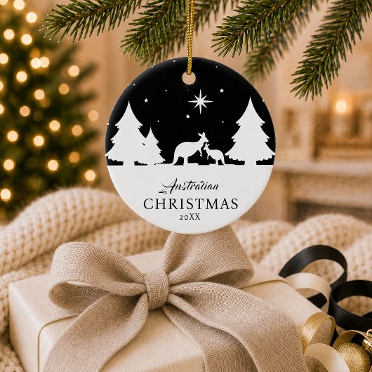 Australische Kerst Kangoeroe Ornament