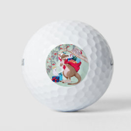 Australische kerst kangoeroe rood groen blauw golfballen