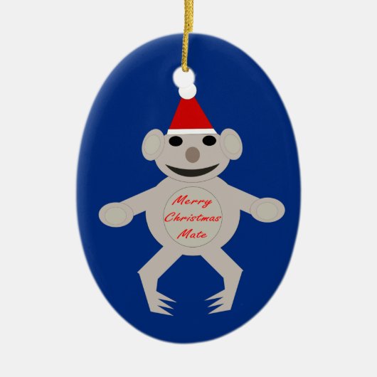 Australische Kerst Koala Beer Ornament (Voorkant)