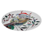 Australische Kerst Koala Sinterklaas Hoed Rood Gro Snijplank (Hoek)