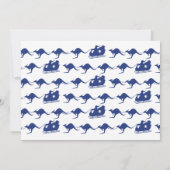 Australische Kerst Party Uitnodiging vlag wit (Achterkant)