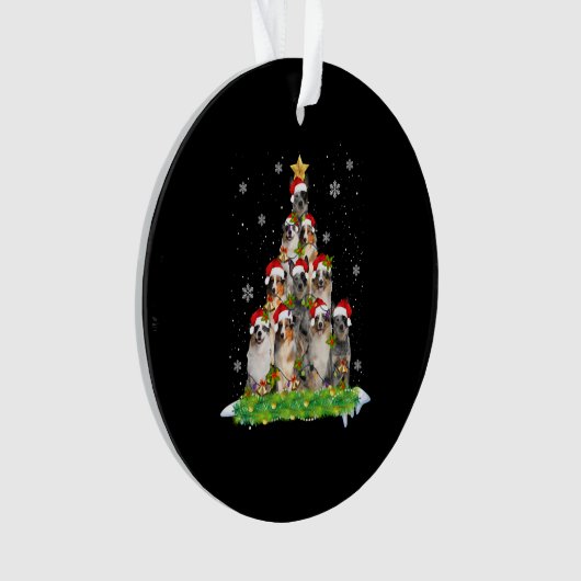 Australische kerstboom in Shepherd Aussie Ornament (voorkant)