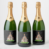 Australische kerstboom in Shepherd Aussie Sparkling Wijnetiket (Flessen)