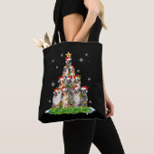 Australische kerstboom in Shepherd Aussie Tote Bag (Dichtbij)