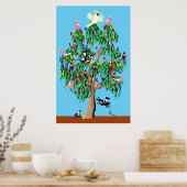 Australische kerstboom poster (Keuken)