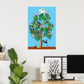 Australische kerstboom poster (Thuiskantoor)