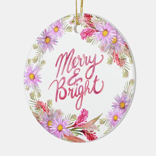 Australische Kerstbotanicals Keramisch Ornament (Links)