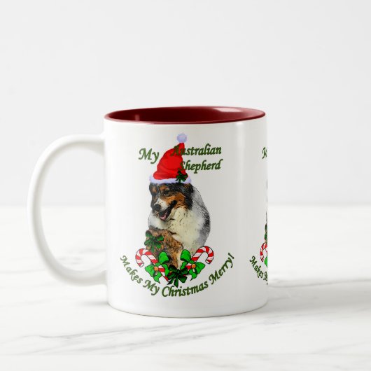 Australische kerstcadeautjes in Shepherd Tweekleurige Koffiemok (Links)