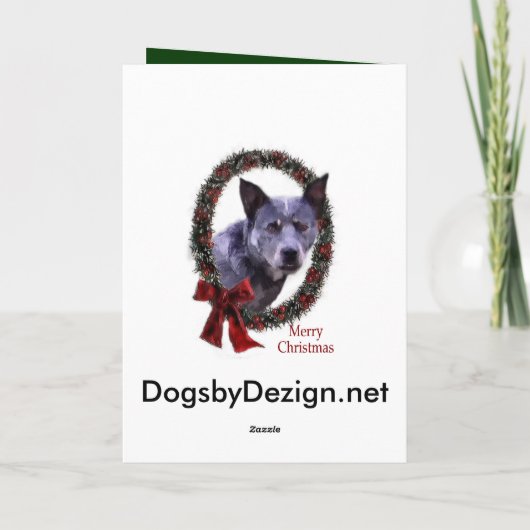 Australische kerstcadeautjes voor katten feestdagen kaart (Achterkant)