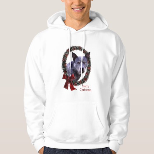 Australische kerstcadeautjes voor katten hoodie (Voorkant)