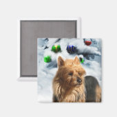 Australische kerstcadeautjes voor terrier magneet (Voorkant / Achterkant)