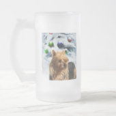 Australische kerstcadeautjes voor terrier matglas bierpul (Links)