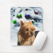 Australische kerstcadeautjes voor terrier muismat (Met muis)