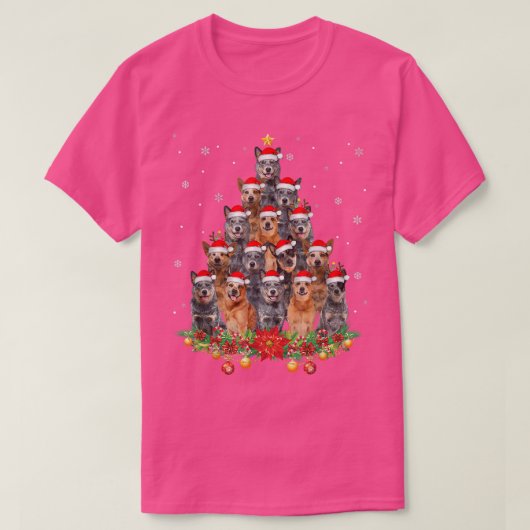 Australische kerstfeestdagen met kattenbomen t-shirt (Design voorkant)