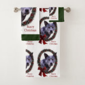 Australische kersthond bad handdoek (Insitu)