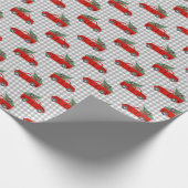 Australische kersthond Rood met kerstmis Cadeaupapier (Hoek)