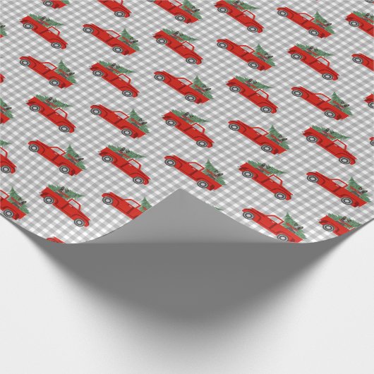 Australische kersthond Rood met kerstmis Cadeaupapier (Hoek)