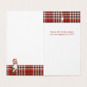 Australische kersthond Shepherd Pset Holiday Kaart (Binnenkant ongevouwen)