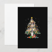 Australische kersthondenhondenboom Lights Paja Kaart (Voorkant / Achterkant)
