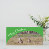Australische kerstkaart voor Merry (Staand voorkant)