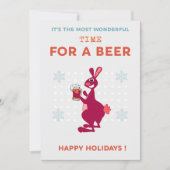 Australische kerstkaarten Beer Kangoeroe Feestdagenkaart (Voorkant)