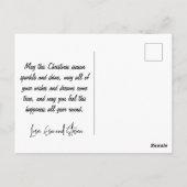 Australische kerstkaarten Kangoeroe Aussie Briefkaart (Achterkant)