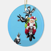 Australische kerstman keramisch ornament (Links)