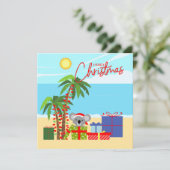 Australische Kerstmis Kaart (Staand voorkant)