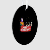 Australische Kerstmis, Sinterklaas, strand Ornament (voorkant)
