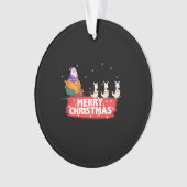 Australische Kerstmis, Sinterklaas, strand Ornament (voorkant)
