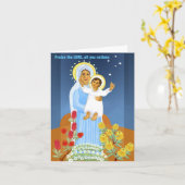 Australische Kerststal  Kaart (Gele Bloem)