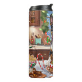 Australische Kerststol Bak Kerstmis Vee Thermosbeker (Gedraaid links)