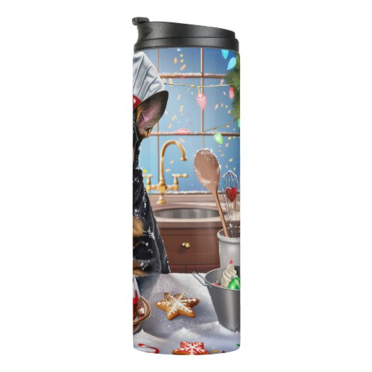 Australische Kerststol Bak Kerstmis Vee Thermosbeker (Geroteerd rechts)