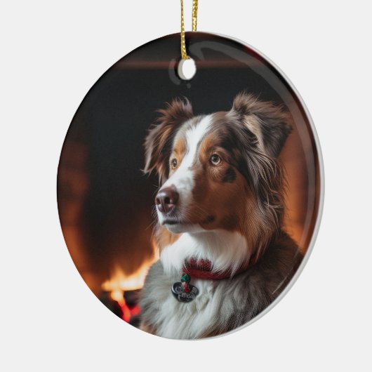 Australische kerstversiering in Shepherd Keramisch Ornament (Links)