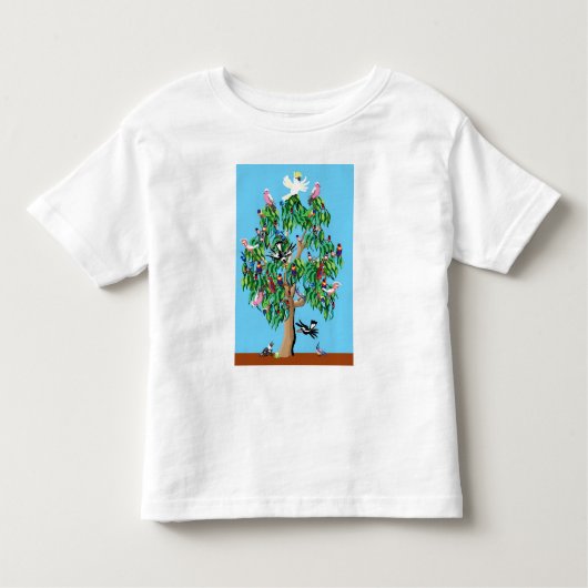 Australische kerstvogels kinder shirts (Voorkant)