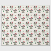 Australische kerstwinterdieren in Shepherd Cadeaupapier (Vlak)