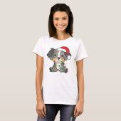 Australische kerstwinterdieren in Shepherd T-shirt (Voorkant volledig)
