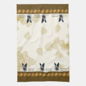 Australische keukenmannetjes theedoek (Verticaal)